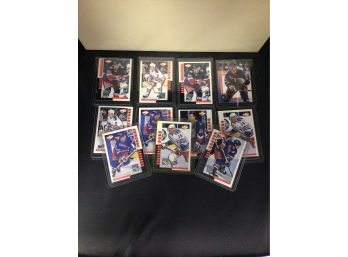 NY RANGERS Assorted NHL Cards In Protective Sleeves