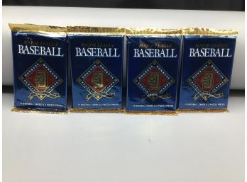 4 Donruss 1992 Major League Baseball Cards Series 1, 4 Piece Lot