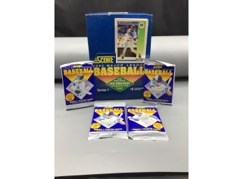 Score 1992 Sealed Major League Baseball Cards 36 Sealed Packages