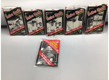 The Babe Ruth Collection 1992 5 Sealed Packs Conlon Collection 1 Sealed Pack
