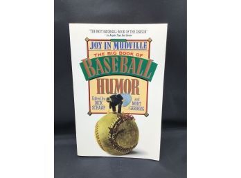 Joy In Mudville The Big Book Of Baseball Humor By Dick Schaap & Mort Gerberg