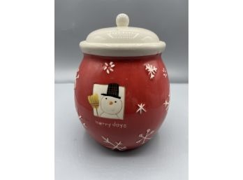 Hallmark Ceramic Holiday Cookie Jar