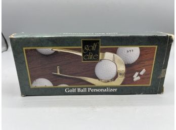Gold Ball Personalizer Tool - Like New With Box