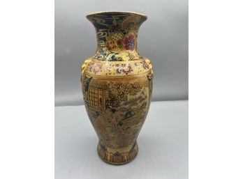 Royal Satsuma Asian Inspired Ceramic Vase