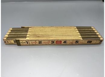 Vintage Lufkin Folding Extension Ruler