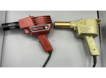 Master-mite/ideal Electric Heat Guns - 2 Total