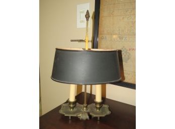 BRASS BOUILLOTTE 2-Arm Table Lamp