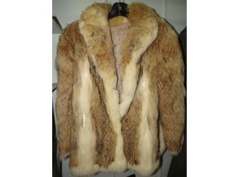 Fox Fur Coat, Made In Canada - No Size Label - Approximate Medium
