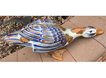 Ceramic Duck Outdoor Lawn Decor