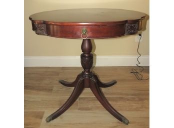 Mahogany Association Inc, Genuine Mahogany Duncan Rhyfe Style 1-drawer Table