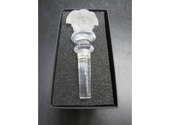 Versace Medusa Head Lead Crystal Bottle Stopper