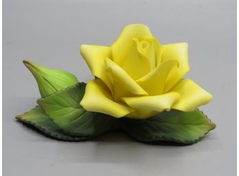 Lefton Porcelain Yellow Rose Table Decor