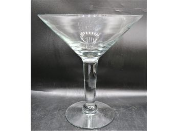 Oversized Glass Stemmed Martini Glass