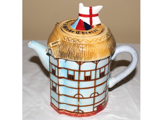 One Globe Theatre Novelty Teapot By London Pottery