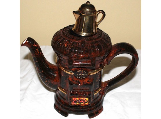 Brown Stove Top Novelty Teapot By Tony Carter