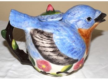 Blue Bird Novelty Teapot By Meridian Ceramics