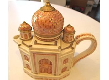Rare The Taj Mahal Teapot By Fitz And Floyd