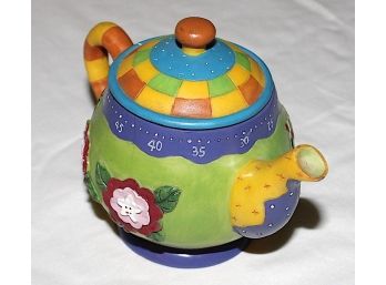 Floral Design Novelty Teapot By Milson & Louis