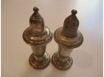 Empire Weighted Sterling Silver Salt&Pepper