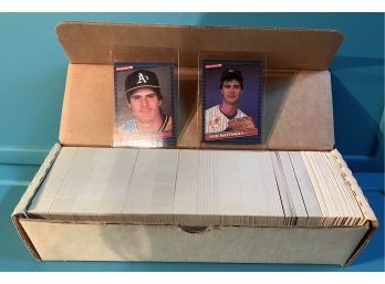 Donruss 1986 Baseball Card Set W/Jose Canseco & Don Mattingly