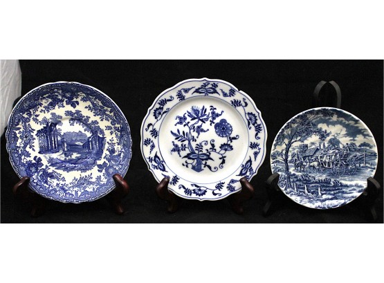 Mason's Plate, Blue Danube Plate, Royal Wessex Plate (036)