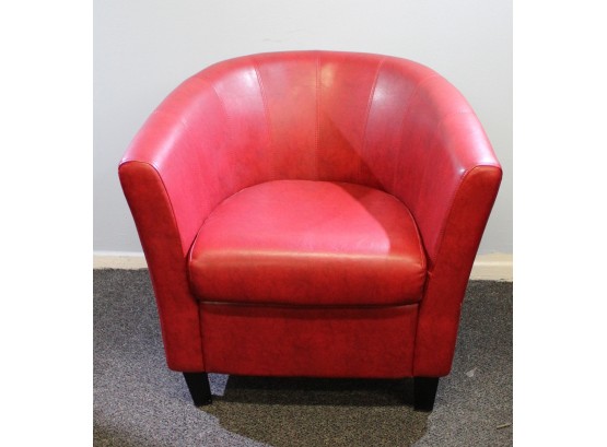 Leather Red Barrel  Arm Chair (059)