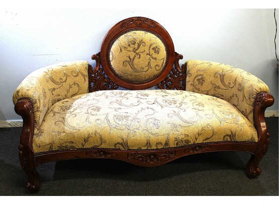 Victorian Carved Ornate Sofa (068)