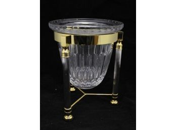 Design Guild Champagne Bucket Crystal With Brass Stand (096)