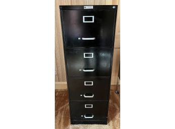 Century 4 Drawer Metal File Cabinet - Key Not Included - Locked