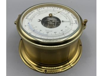 Vintage  Barometer Schatz Compensated Precision Brass