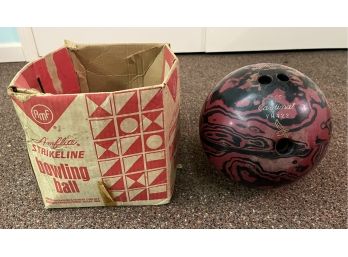 Amflite Strikeline Bowling Ball With Original Box