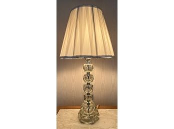 Stacked Crystal Table Lamps -2 Total