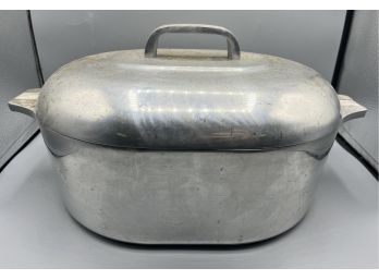Vintage Wagner Ware Magna-lite Aluminum Baking Pot With Lid #4265