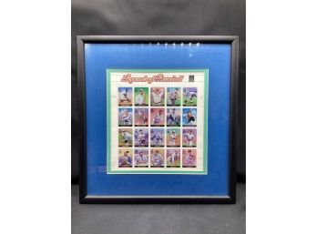 Framed USPS Legends Of Baseball Stamps (2000)