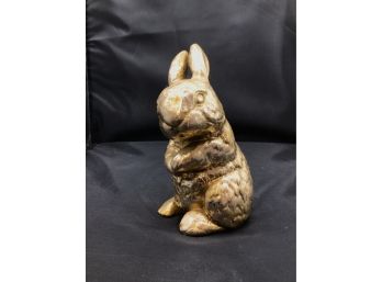 Standing Bronze Rabbit