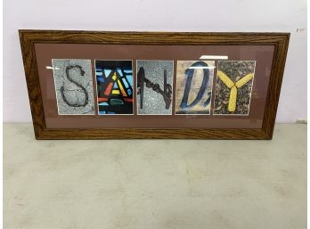 Framed Print Of The Name Sandy