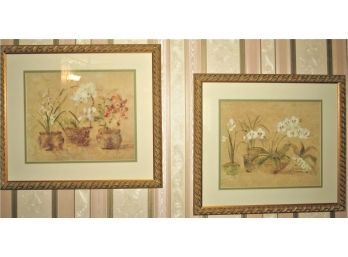 Cheri Blum 'orchard Series' Framed Floral Decor - Set Of 2