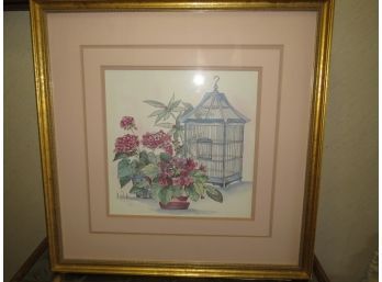 A. Parker Framed Wall Decor 'oriental Greenery'