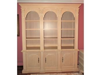 Lighted Bookcase - 2 Piece With 3 Bottom Doors