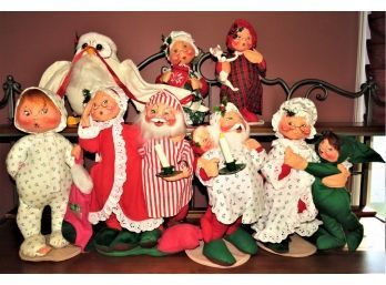 Annalee Holiday Dolls - Assorted Set Of 7