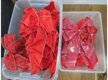 Holiday Red Bows - Assorted Lot