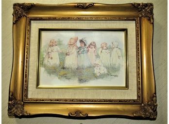 Hamilton Gifts Maude Humphrey Bogart 'springtime Gathering' A Heirloom Tradition Framed