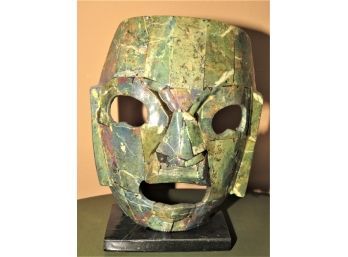 Mayan Mexican Mosaic Burial Death Mask
