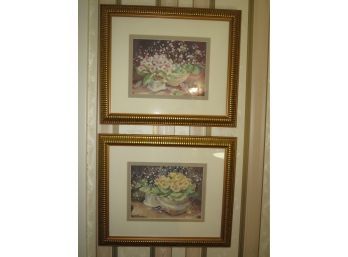 Ruth Baderior Framed Floral Wall Decor - Set Of 2