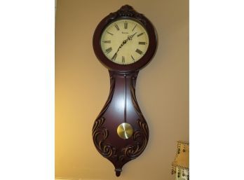 Bulova Wood Pendulum Wall Clock - Not Working