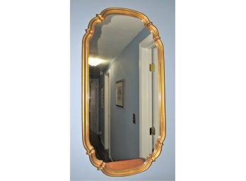 Gold Tone Wall Mirror