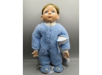 Kathy Hipperstool Boy In Pajamas Doll With Stand