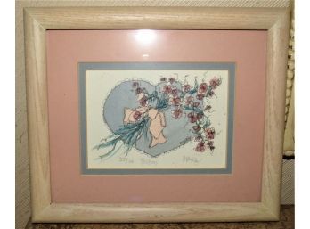 CHATON RYMER 'blossoms' Signed & Numbered Framed Print