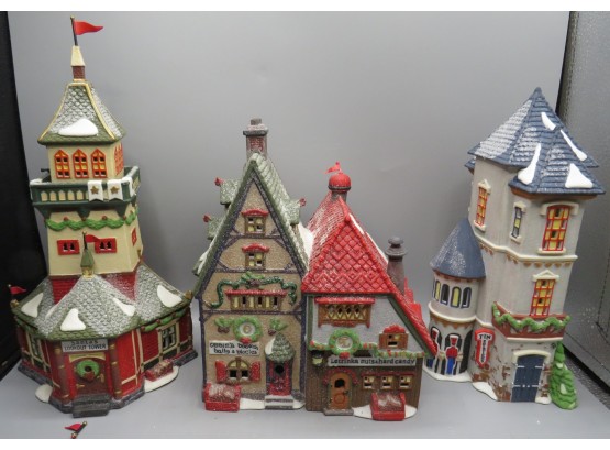 Department 56 Lighted Houses - In Original Boxes - Lot Of 3