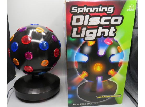 Spinning Disco Light Seasonal Visions Intl.  8'ball - In Original Box